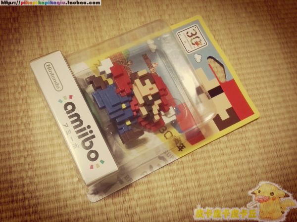 元素马里奥amiibo 一对 全新